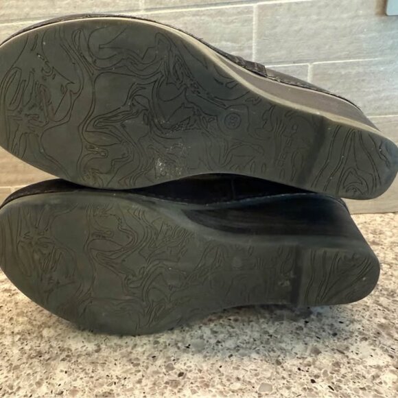 Women’s Dansko Black Leather‎ Ankle Boots/Booties-Size 38 (7.5) - Picture 5 of 10